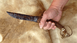 Couteau en obsidienne Mahogany