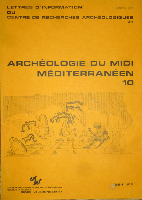 Archéologie du Midi méditerranéen, n° 10